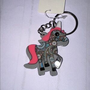Colorful Unicorn Keychain